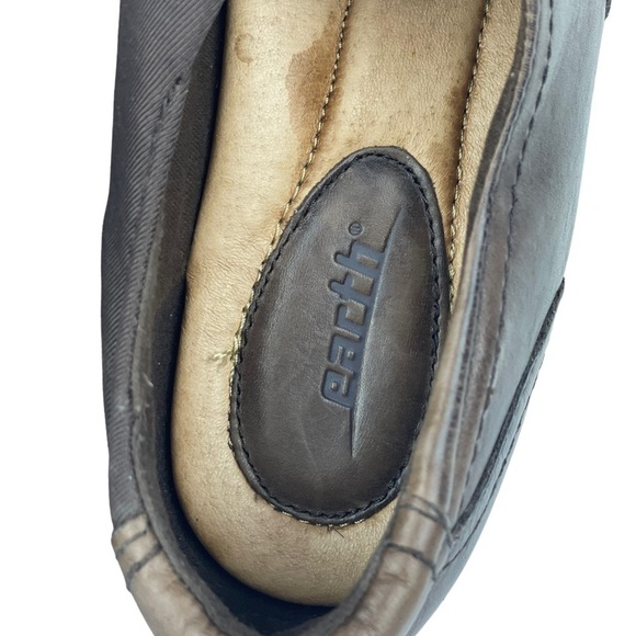 Earth Brown Leather Pumps with Comfortable Sock Lining. 8.5 - Picture 5 of 9